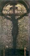 Leon Wyczolkowski Wawel Crucifix USA oil painting artist